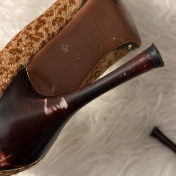 Gucci heels animal print / leopard print shoes Size 35 / US 5 - Picture 6 of 10